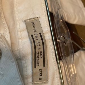 Size 11 mid rise Papaya jeans